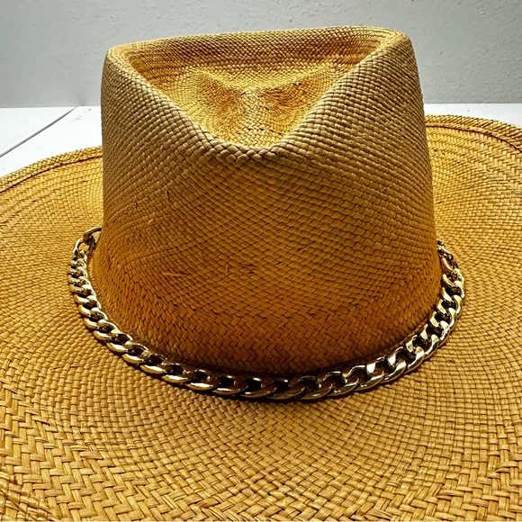 Gladys Tamez Kenny Straw Cowboy Hat XS Gladys Tamez Kenny Cowboy Hat Natural Size Medium is  main image 2